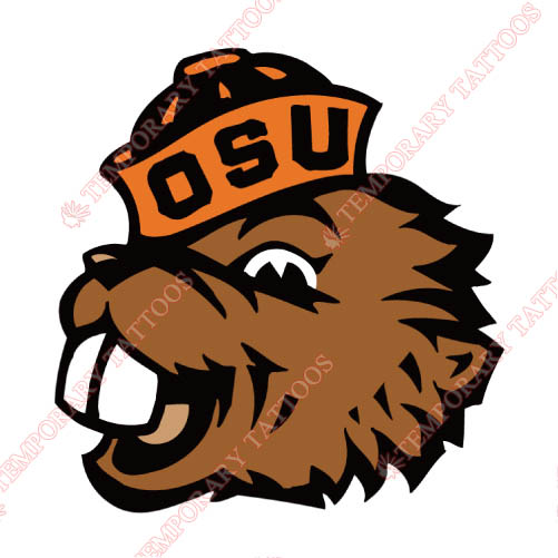 Oregon State Beavers Customize Temporary Tattoos Stickers NO.5820